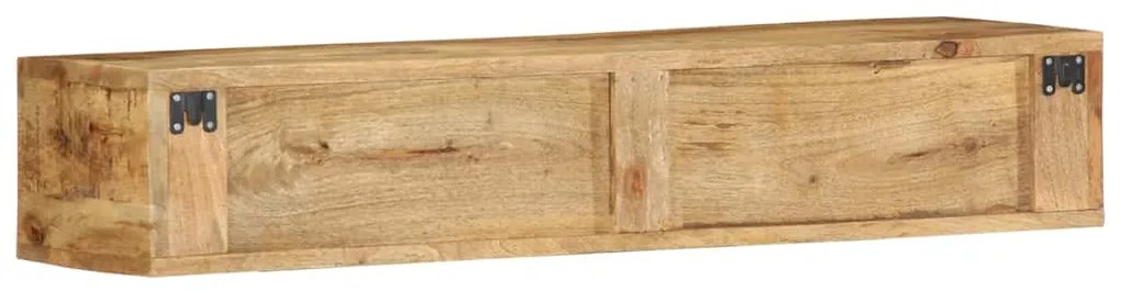 Armário de TV para parede 100x30x19 cm mangueira áspera maciça