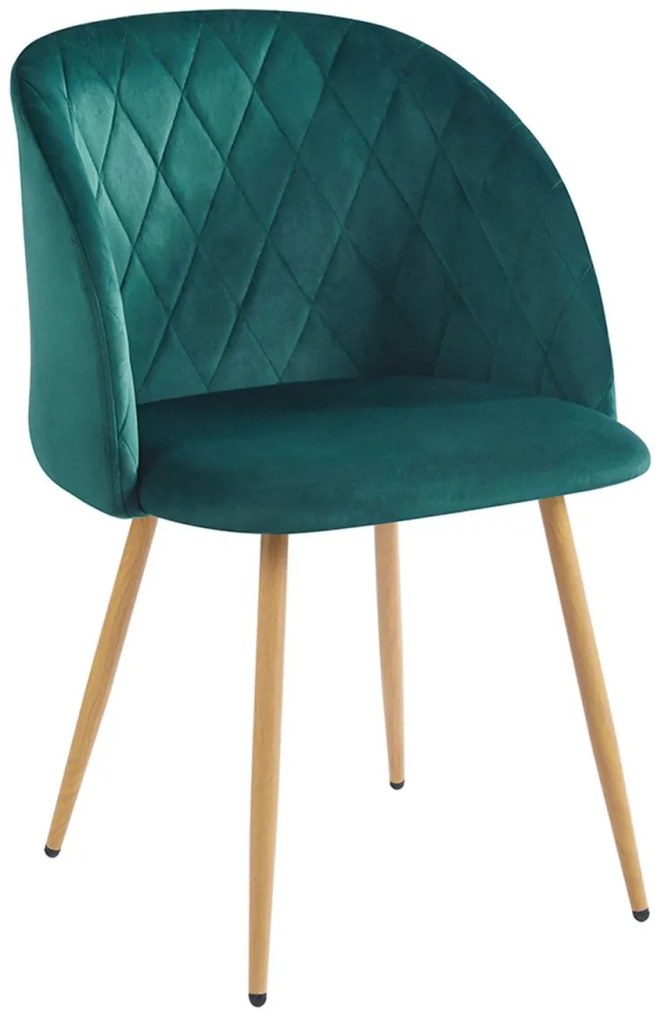 Pack 4 Cadeiras Velt Veludo - Verde