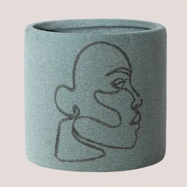 Vaso Em Cerâmica Olaf B - Sklum