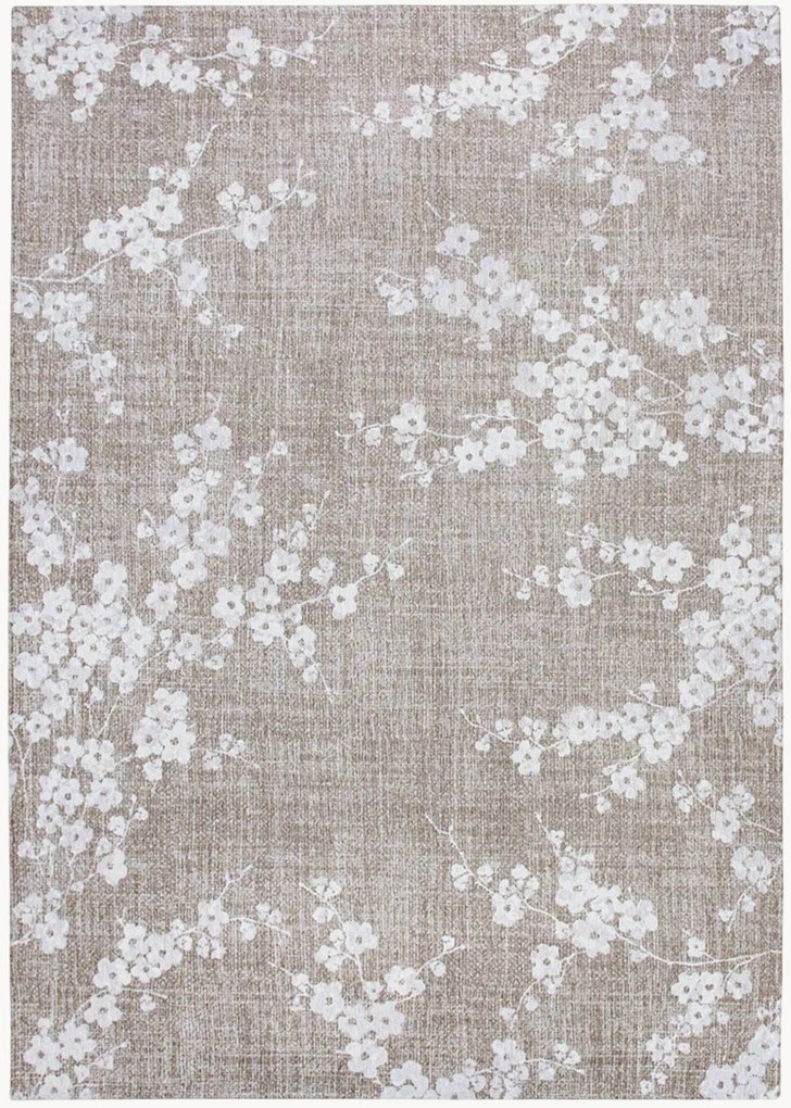 Tapete lavável em jacquard para interior e exterior Sakura