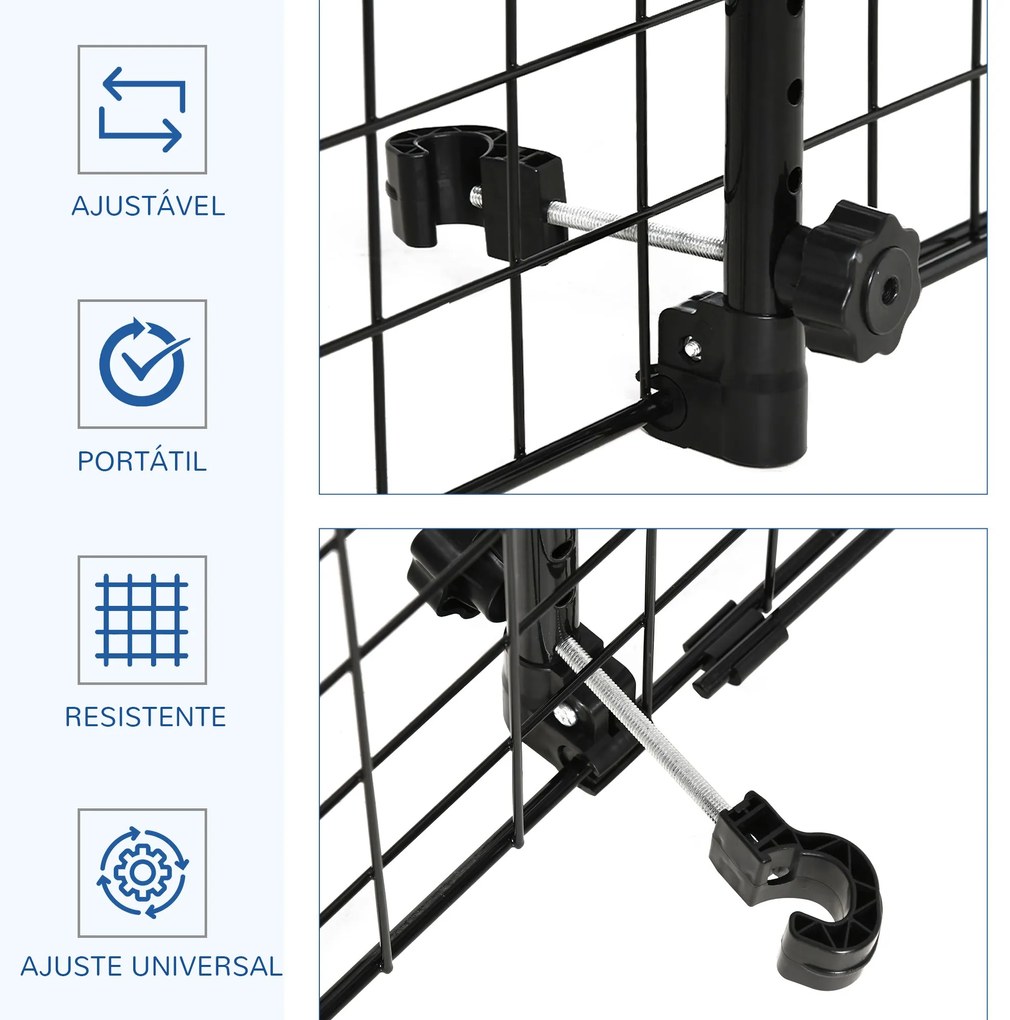 PawHut Grade de Segurança de Carro para Cães Extensível Universal Grad