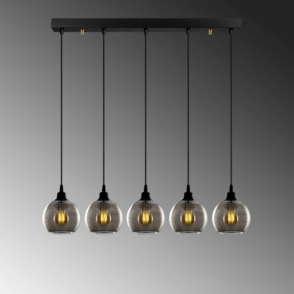 Chandelier Smoked – Fume – 85 x 85 cm