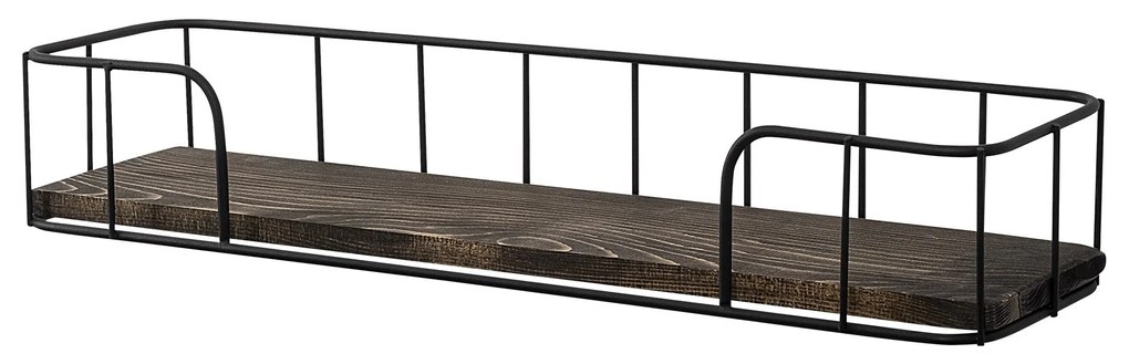 Prateleira Syringa – Preto Nogueira Escuro – 60x10x15 cm | Tribo Home
