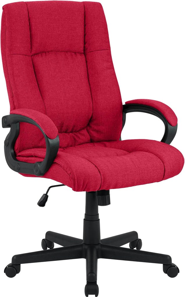 Cadeira de escritório XL Sparta Tecido Vermelho