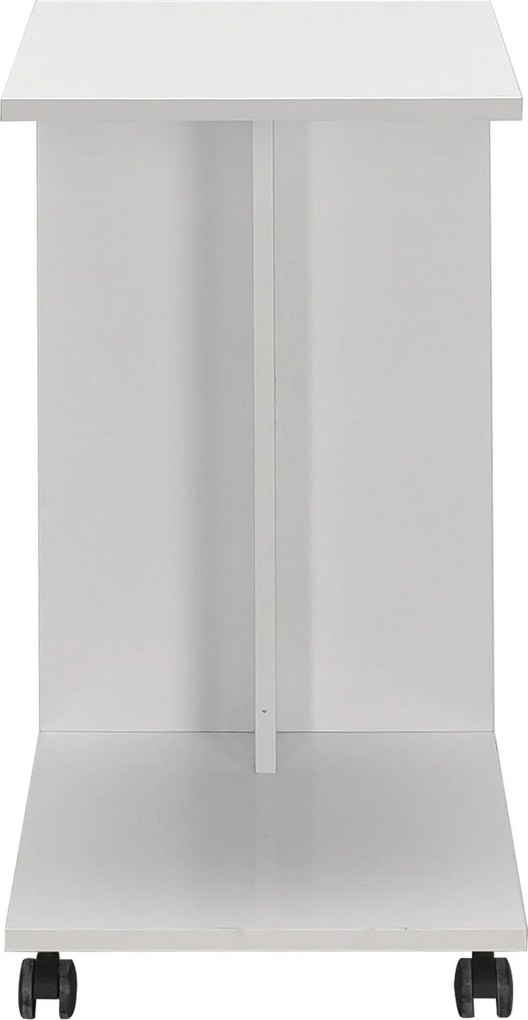 Mesa de Apoio "Volare" - Branco - 35x65x45cm - Design Moderno