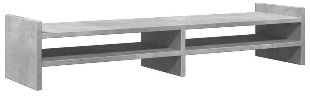 Suporte para monitor derivados de madeira cinzento cimento