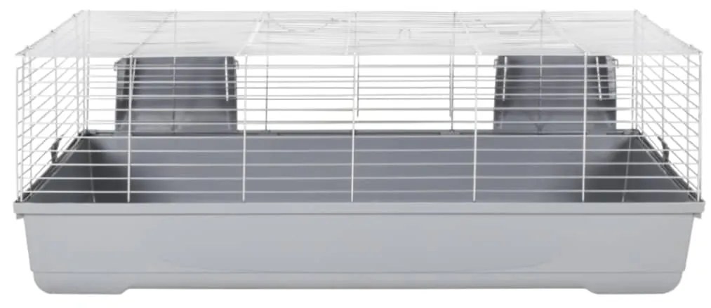 Gaiola pequena p/ animais 118x59x46cm polipropileno/metal cinza