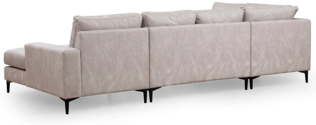 Sofá de Canto Porto Corner – Bege – 200 cm x 314 cm x 155 cm