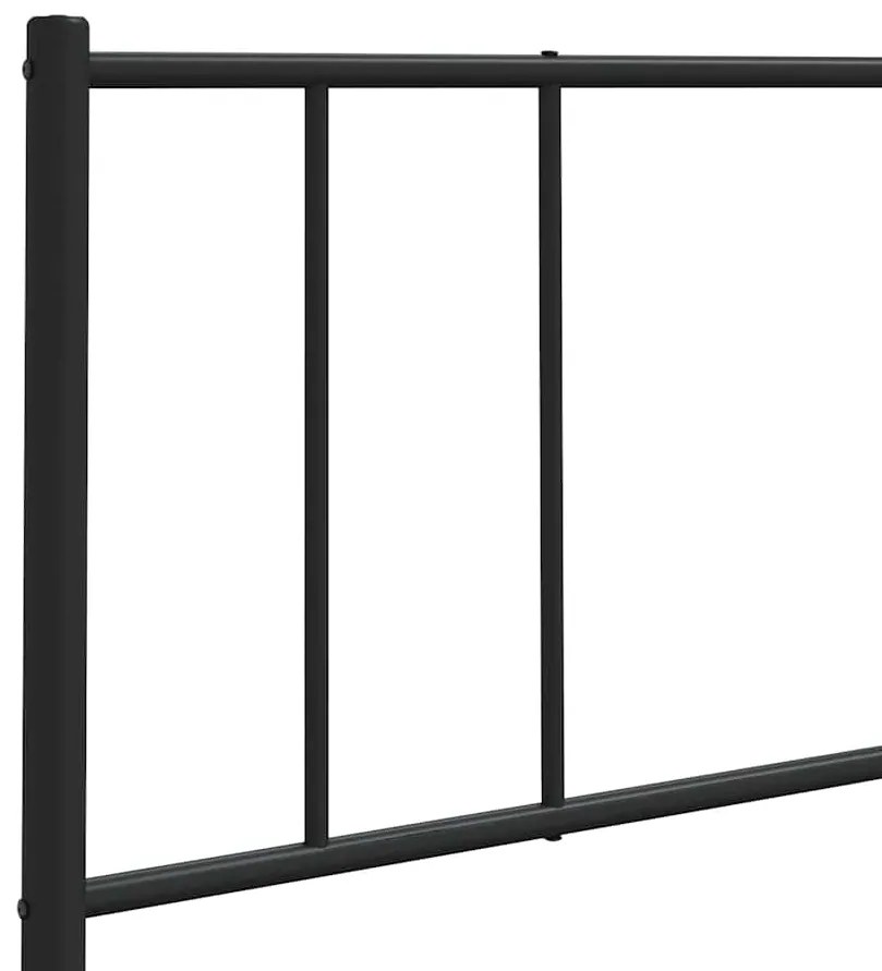 Cabeceira de cama 100 cm metal preto