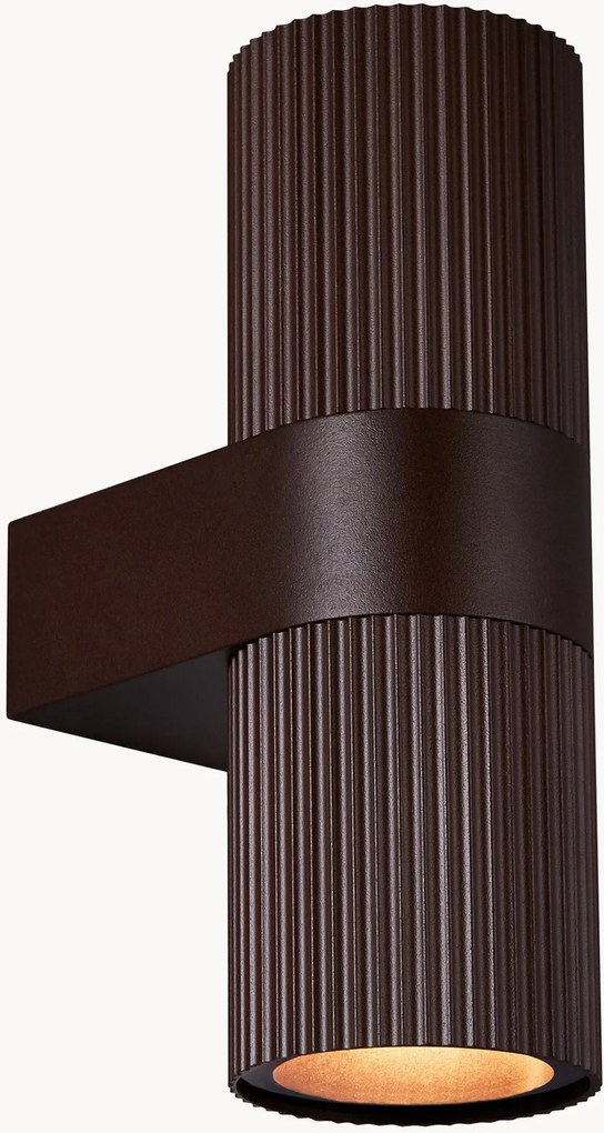 Candeeiro de parede com luz ascendente e descendente para exterior Kyklop Ripple