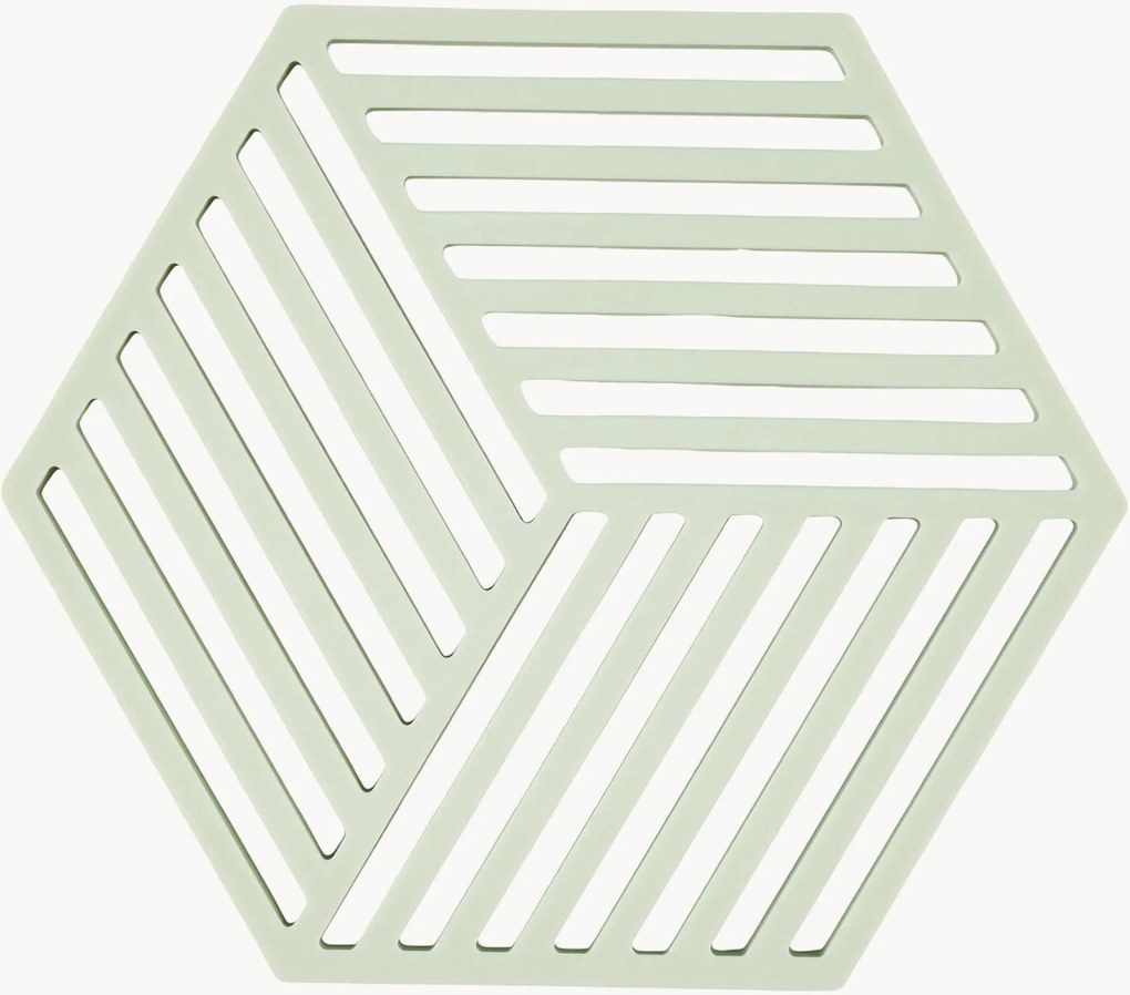 Bases para copos em silicone Hexagon, conjunto de 6