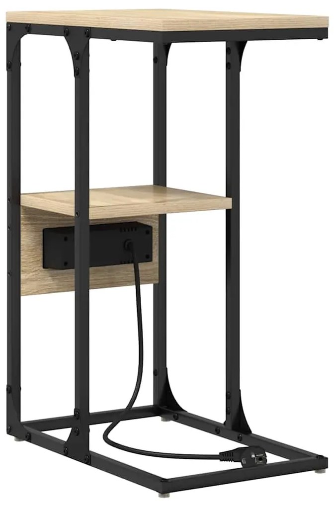 Mesa-de-cabeceira Carvalho sonoma 41.5 x 26 x 60.5 cm