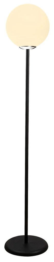 Candeeiro de Pé Lik – Preto e Branco – 30 x 30 cm, Altura 155 cm