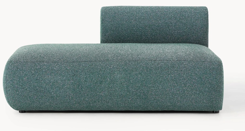 Módulo chaise longue em bouclé Sofia