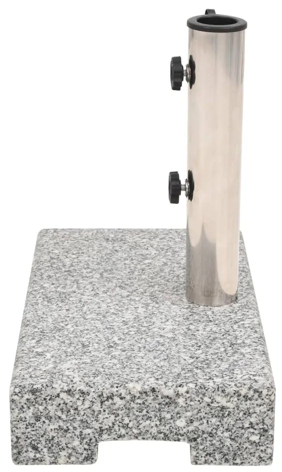 Base para guarda-sol em granito retangular 25 kg