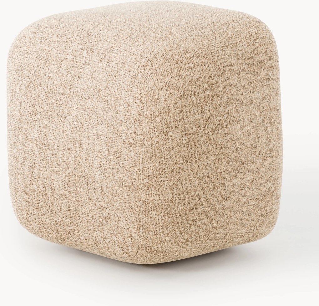 Pufe alto em bouclé Wolke
