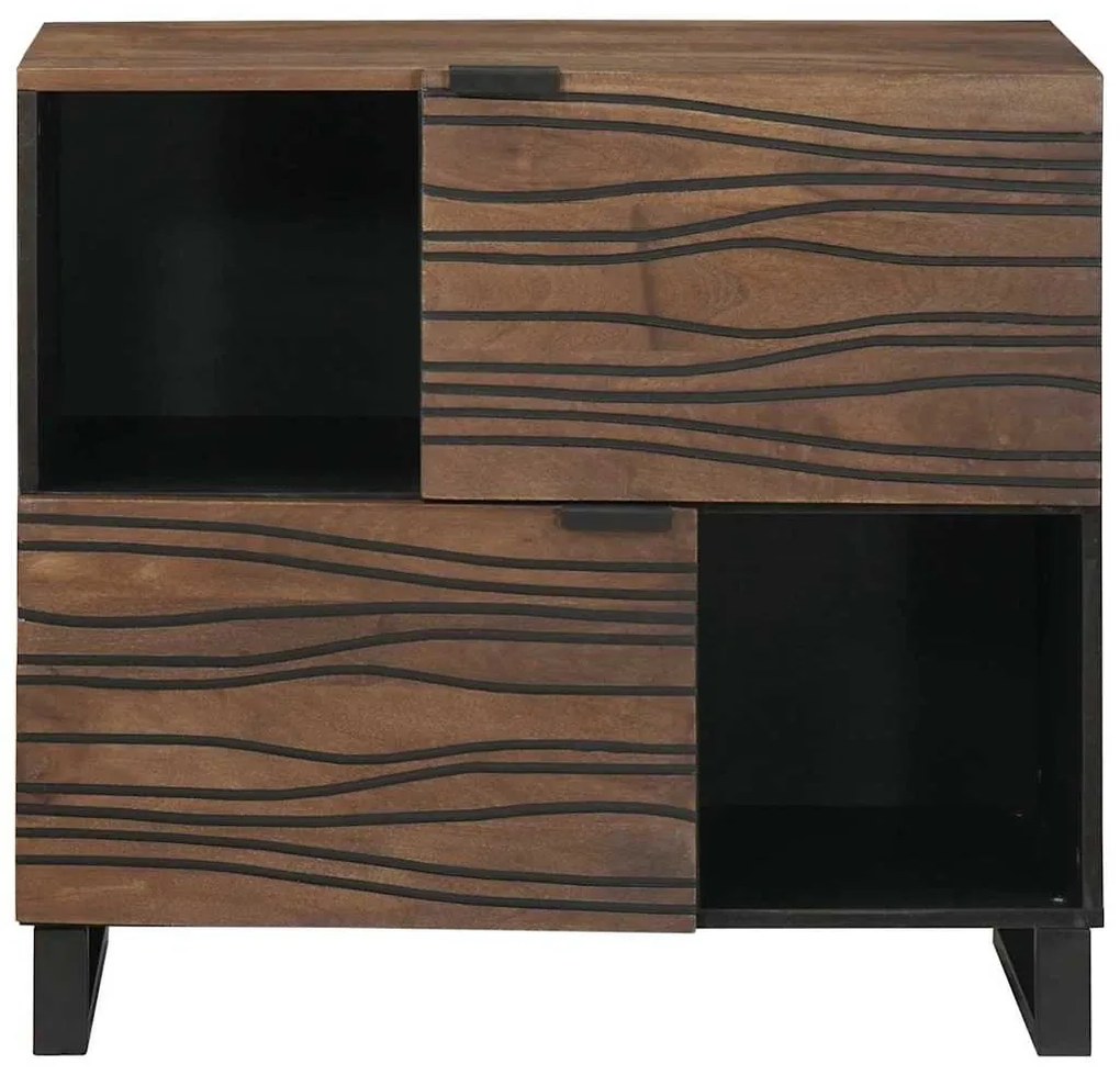 <strong>Buffet </strong> 80x33.5x75 cm em madeira de manga sólida