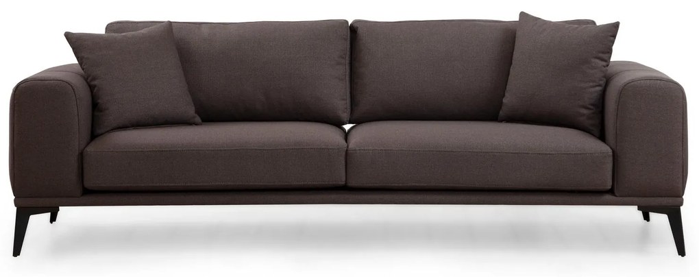 Sofá de 3 Lugares Kenzo – Cinza – 235x90x80 cm