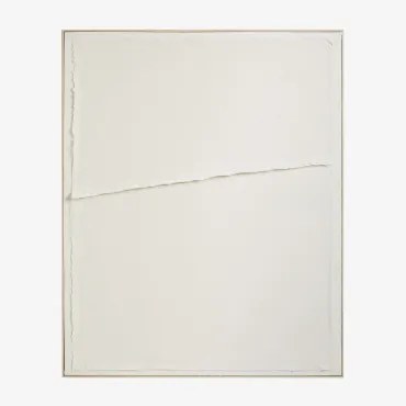Pintura Decorativa Com Textura Em Linho Ovilea 80 X 100 Cm & B - Sklum