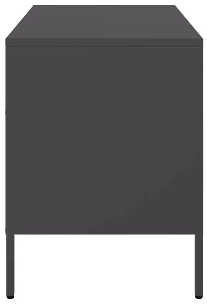 Móvel de TV 68x39x50,5 cm aço preto