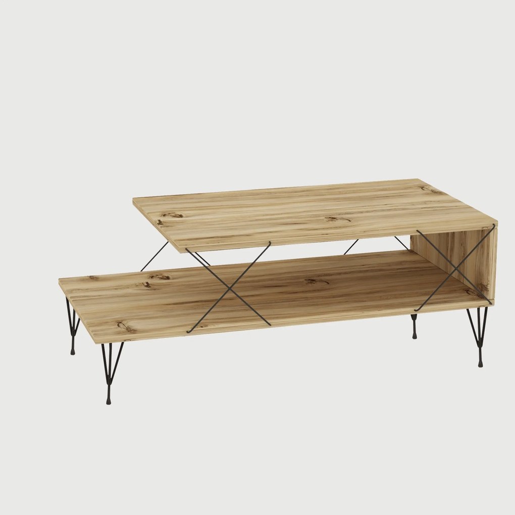 Mesa de Centro Loire – Carvalho – 100 cm x 40 cm x 50 cm