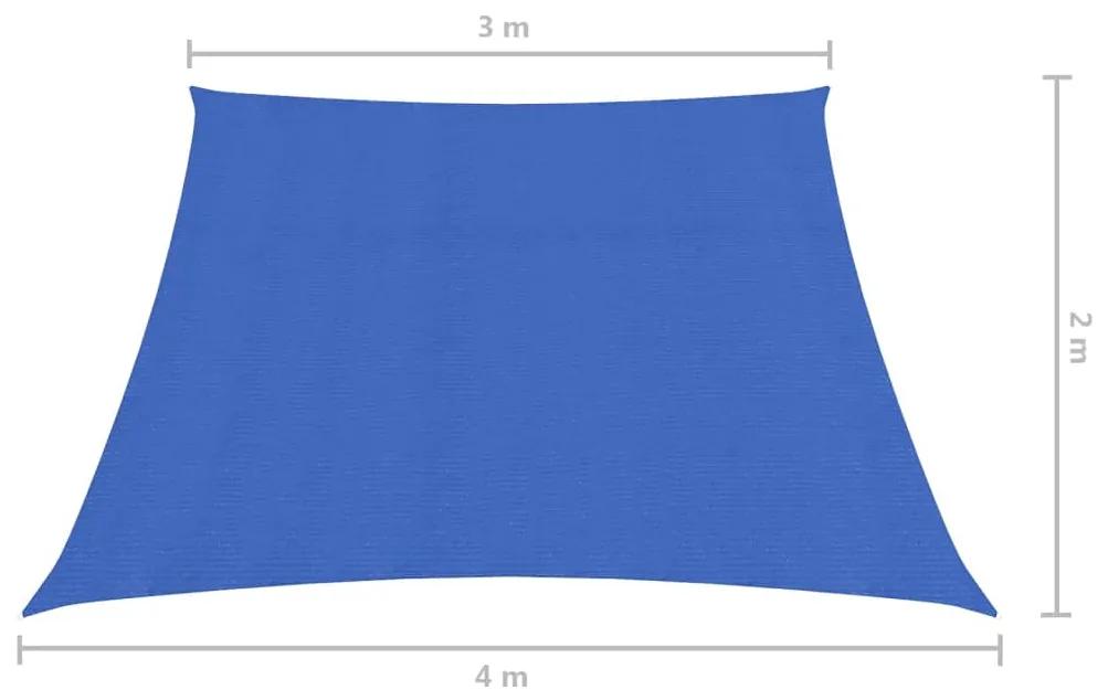 Para-sol estilo vela 160 g/m² 3/4x2 m PEAD azul
