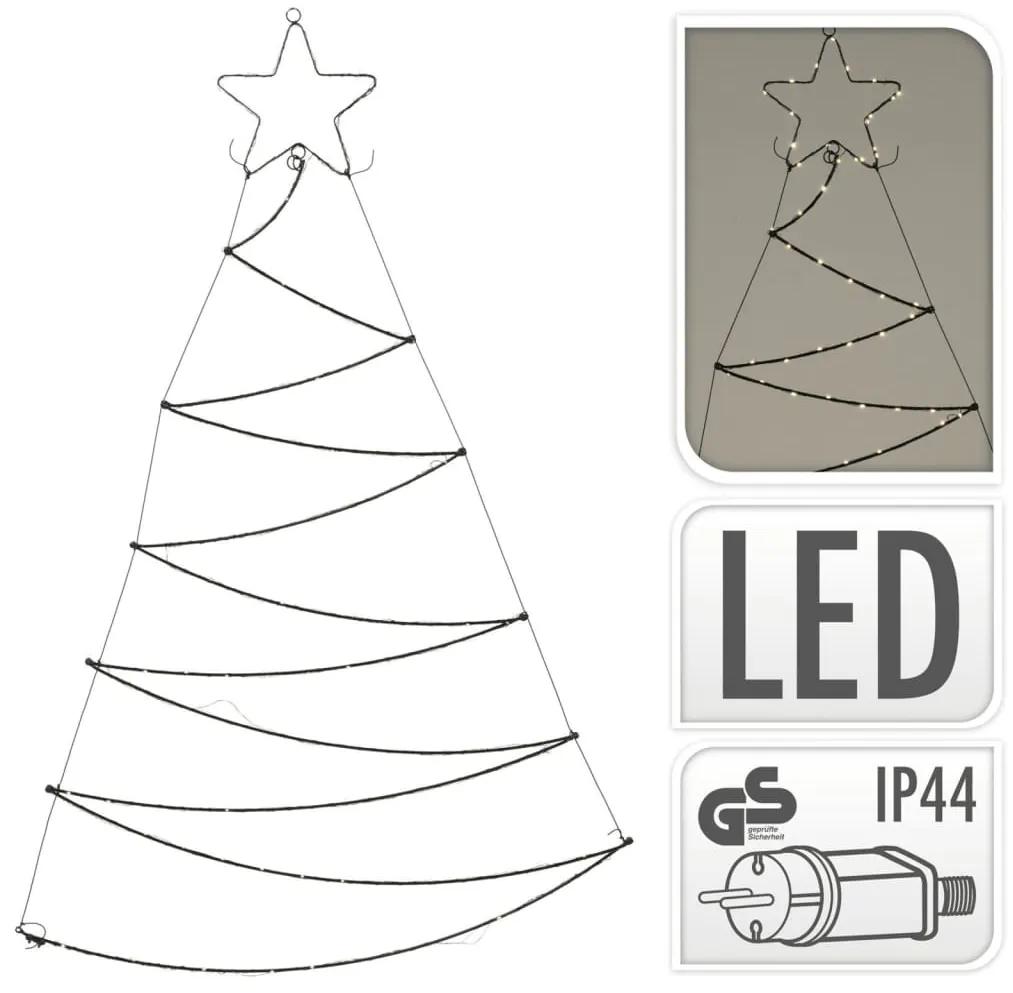 439748 Ambiance Árvore de Natal com 125 luzes LED 110 cm