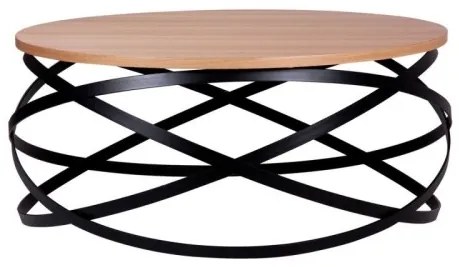 DUDECO - Mesa de Centro Daro Carvalho e Preto