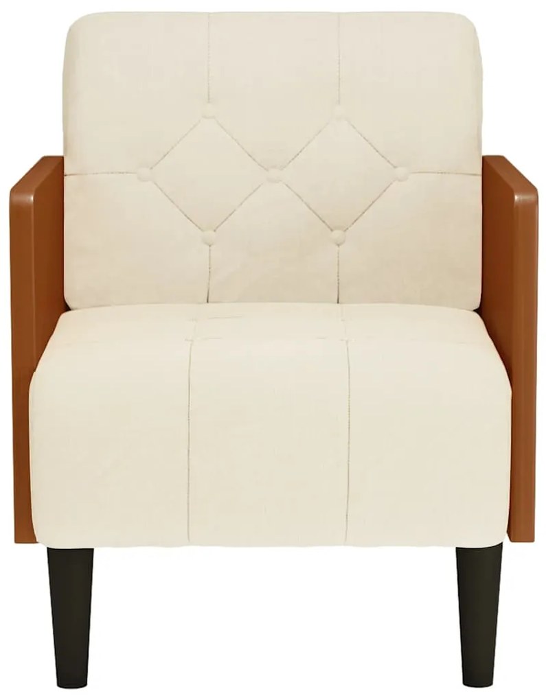 Poltrona com apoio de braços 55 cm linho