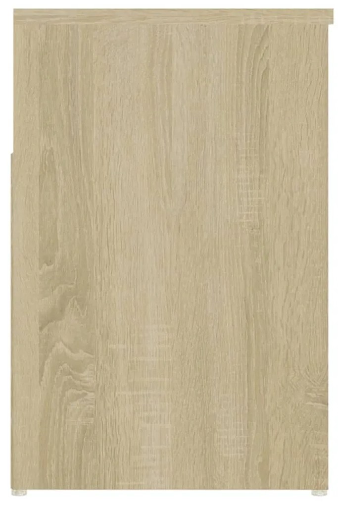Banco sapateira 80x30x45cm derivados de madeira carvalho sonoma