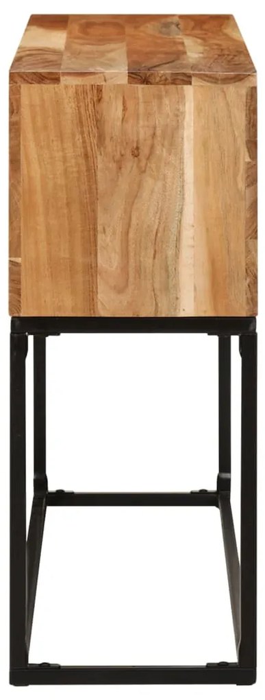 Mesa consola 120x30x75 cm madeira de acácia maciça