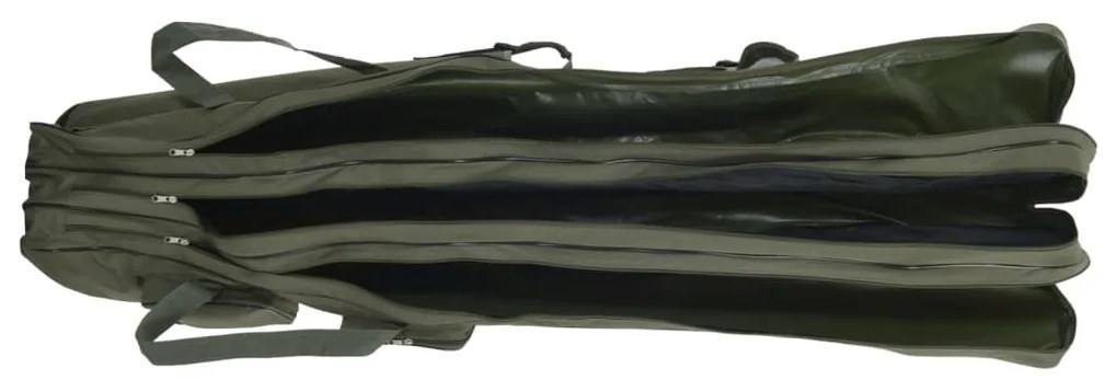 Saco para cana de pesca 160 cm tecido oxford verde-escuro