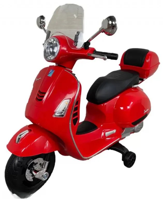 Mota elétrica para crianças Vespa GTS-S 12V Vermelha