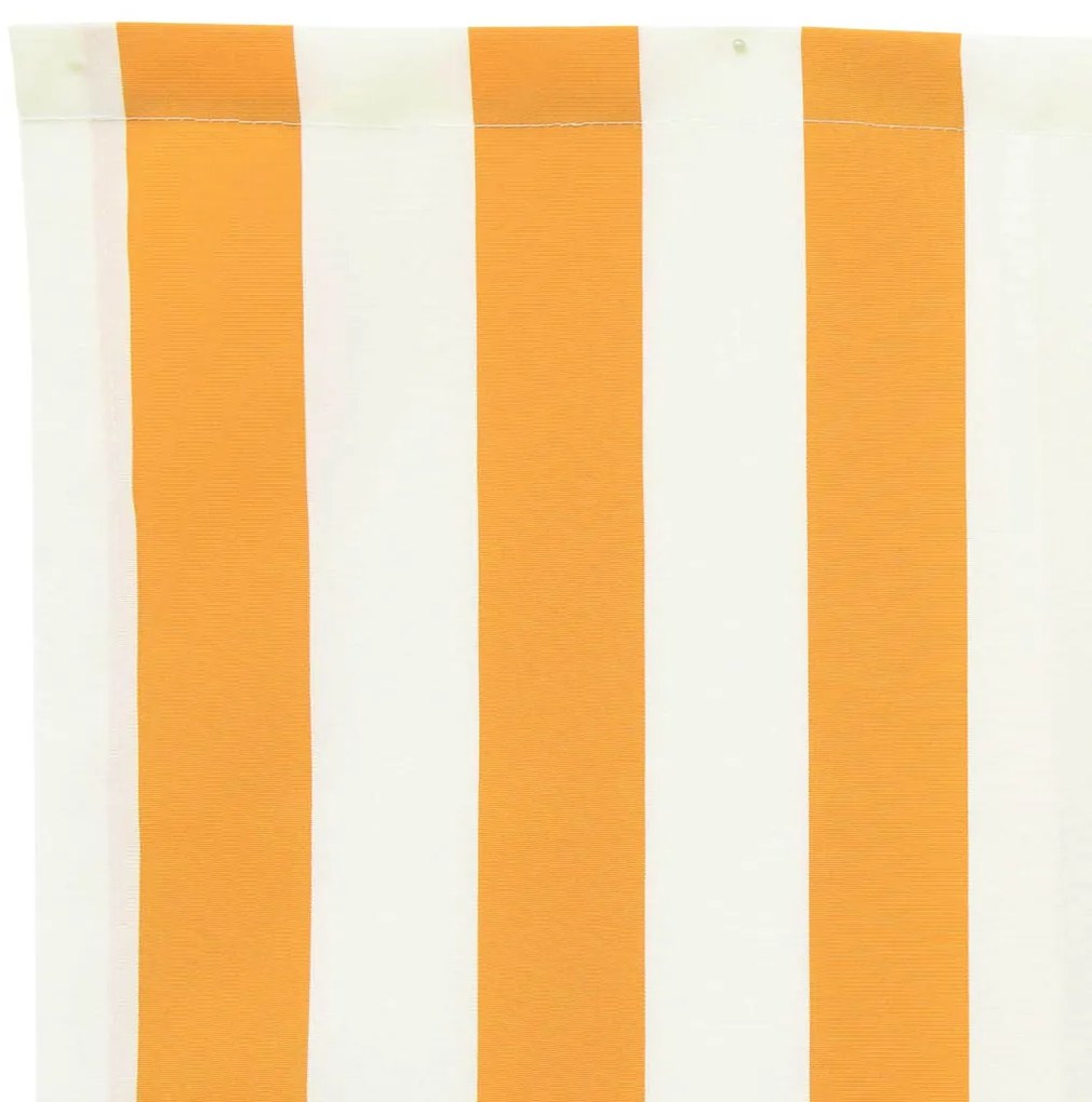 Tecido de Substituição do Toldo para Estrutura de 4x2 m Amarelo e Bran
