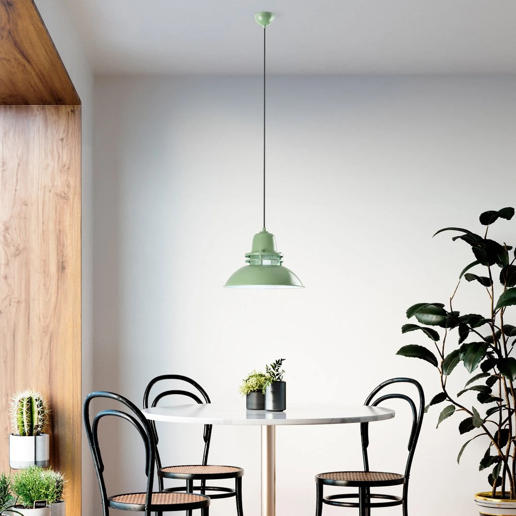 Candeeiro Suspenso com Altura Ajustável – Tibet Mint – Menta – Ø34 x 3