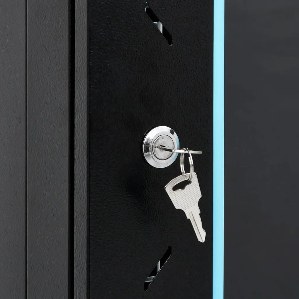 Armário bastidor 15U 19" IP20 60x45x86 cm preto
