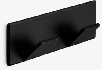 Cabide Adesivo Para Casa De Banho Em Aço Inoxidável Jalter Preto Mate - Sklum