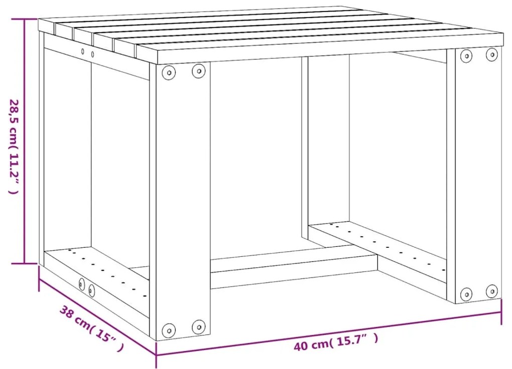 Espreguiçadeiras 2pcs com mesa cinzento madeira de pinho maciça