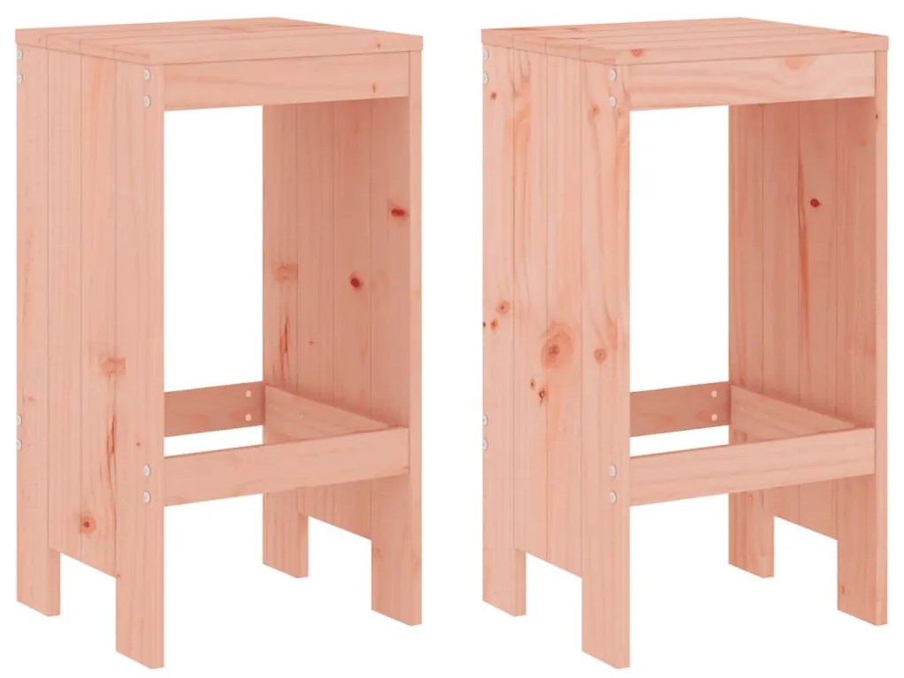 3 pcs conjunto de bar para jardim madeira de douglas maciça