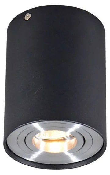 LED Foco de embutir inteligente preto com aço incl. WiFi GU10 - Rondoo up Moderno