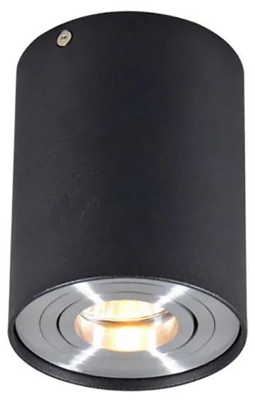 LED Foco de superfície preto aço lâmpada-WiFi GU10 - RONDOO-up Moderno