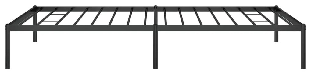 Estrutura de cama metal 107x203 cm preto