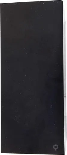 Aplique moderno preto em plástico - Baleno II