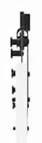 Porta Deslizante vidaXL com Ferragens Conjunto Branco 83x211 cm Madeir