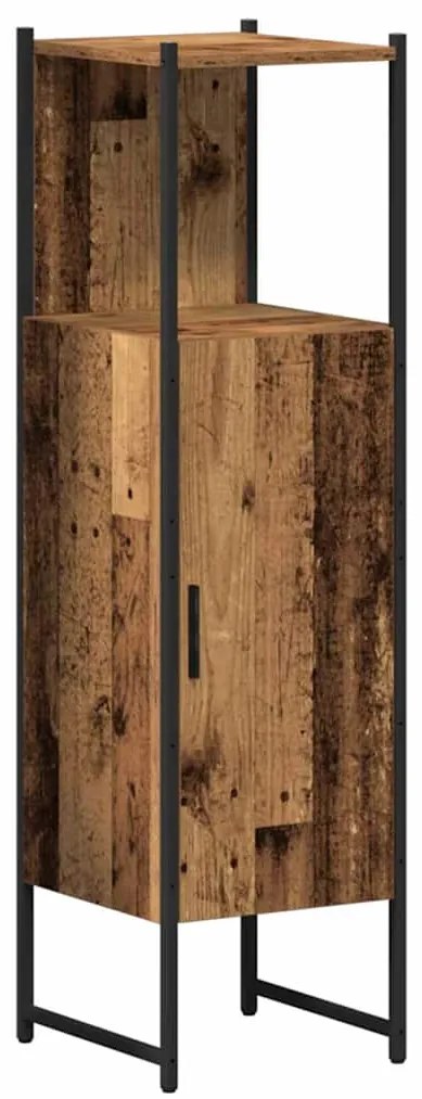 Conjunto de 3 Peças de Móveis para Banheiro Madeira Antiga Madeira Fab