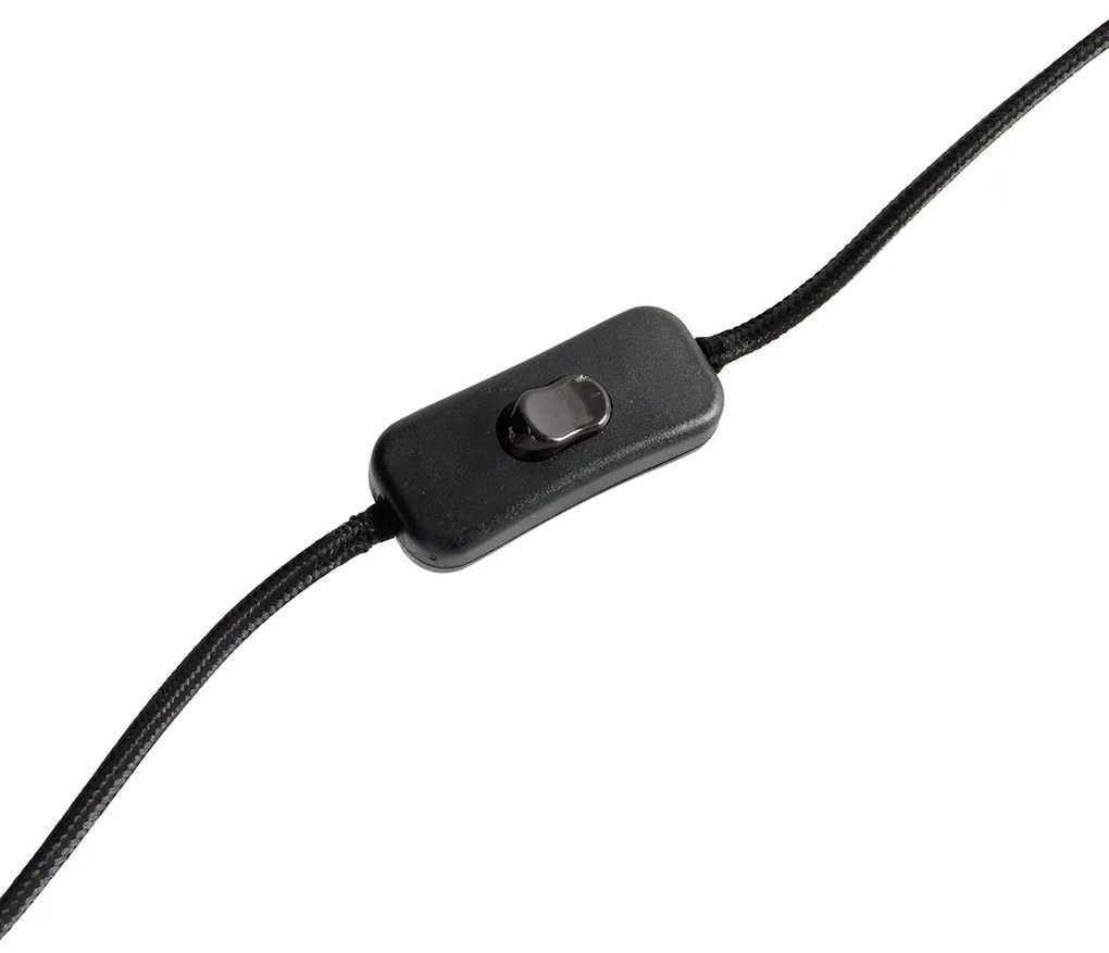 Candeeiro de mesa oriental bege com contas - Moti