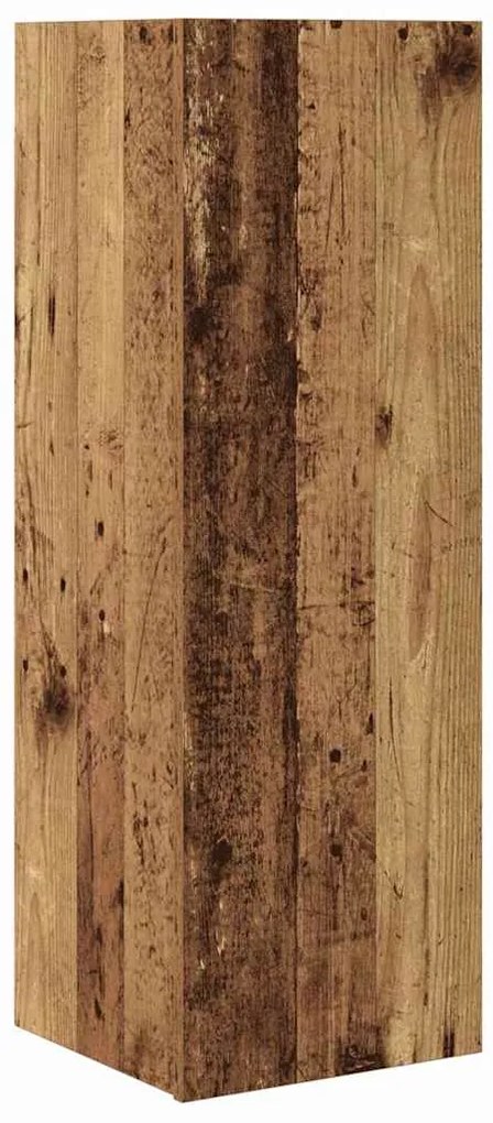 Conjunto de móvel de TV 6 pcs Madeira antiga 30.5 x 30 x 90 cm