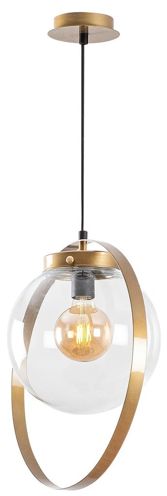 Chandelier Tan – Dourado – 40 cm de diâmetro x 125 cm de altura