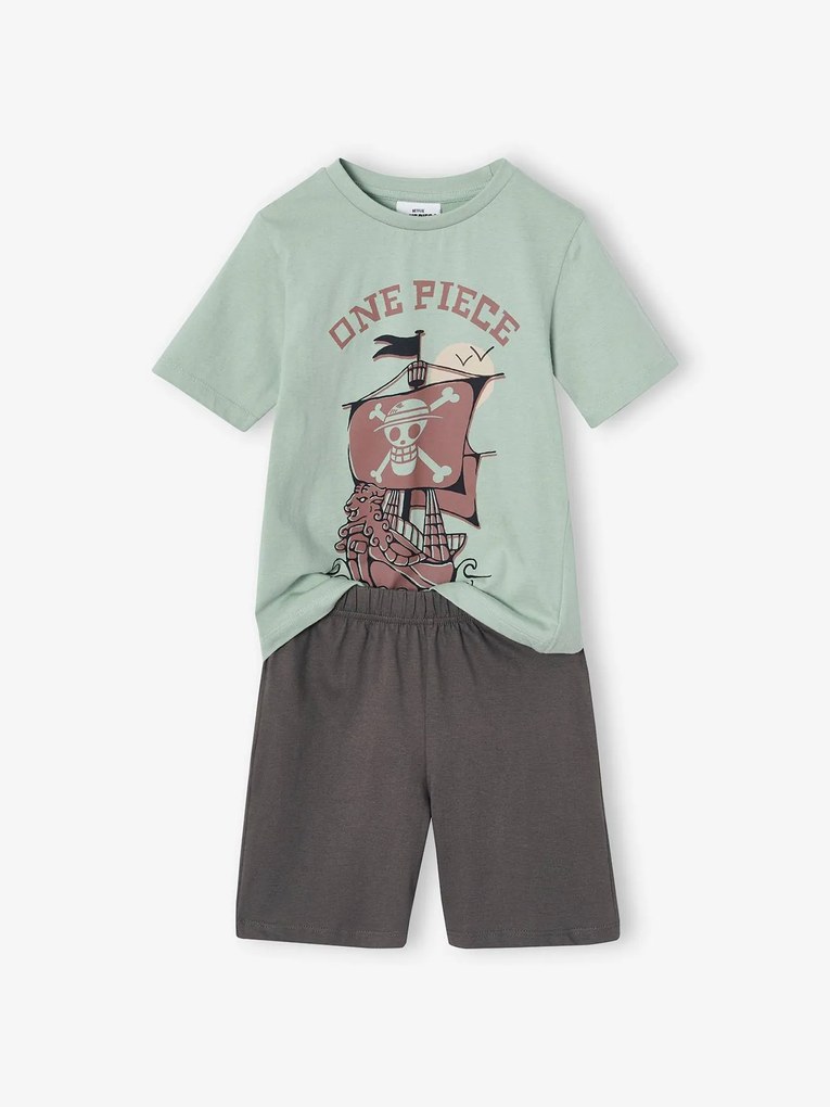 Pijama bicolor, ONE PIECE®   verde-água
