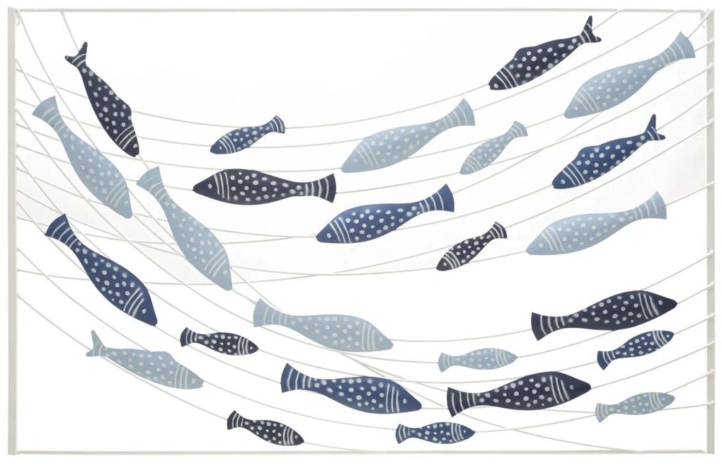 PAINEL DE PAREDE PEIXE 96,5X1,5X61 CM